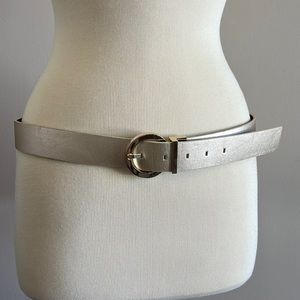 Calvin Klein Jeans gold and black reversible belt